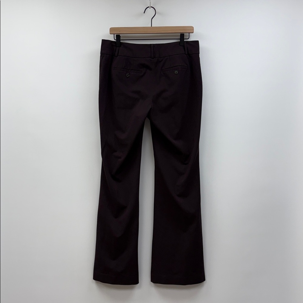 Ann Taylor LOFT Julie Mid-Rise Bootcut Trouser Pant Career Stretch Plum 6 - Picture 5 of 8